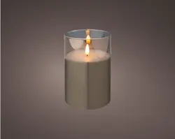 Lumineo LED kaars glas BO binnen - afbeelding 1