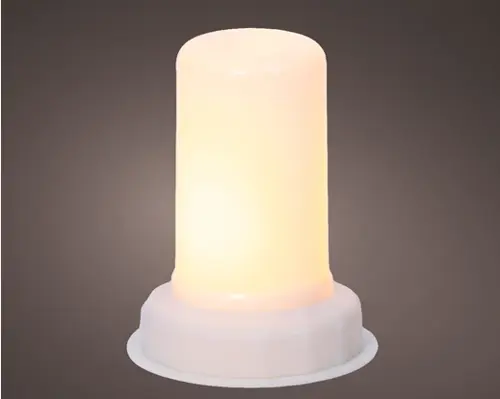 Lumineo LED kaars plastic fire flame effect binnen - afbeelding 1
