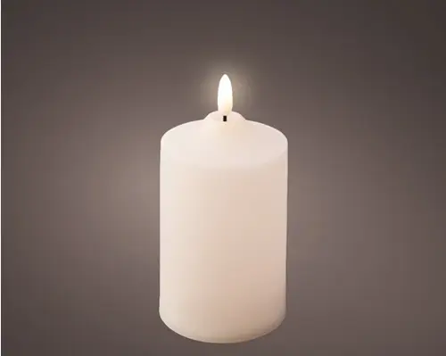 Lumineo LED kerkkaars plastic steady BO buiten - afbeelding 1