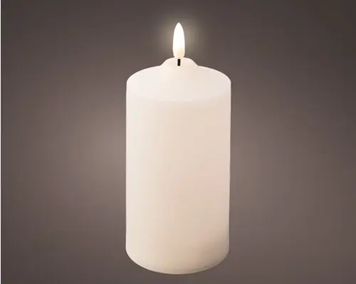 Lumineo LED kerkkaars plastic steady BO buiten - afbeelding 1