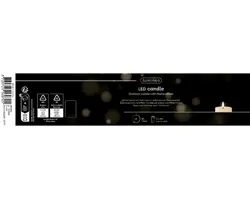 Lumineo LED kerkkaars plastic steady BO buiten - afbeelding 2