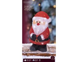 Lumineo LED kerstman acryl steady buiten - afbeelding 2