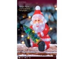 Lumineo LED kerstman acryl steady buiten L.31cm x W.33cm x H.49.5cm - afbeelding 2