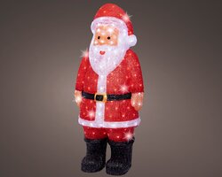 Lumineo LED kerstman acryl steady buiten L.37cm x W.47cm x H.108cm - afbeelding 1