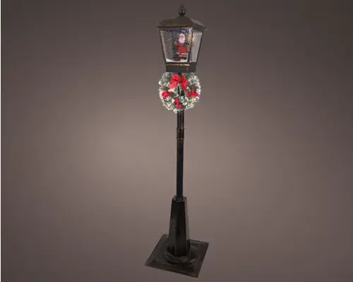 Lumineo Led lantaarn l40b40h180cm33l goud/koelwit - afbeelding 1