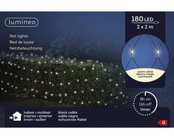 Lumineo LED net lights steady buiten - afbeelding 2