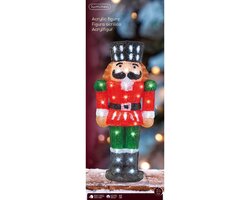 Lumineo LED notenkraker acryl nutcracker steady buiten L.20cm x W.28cm x H.60cm - afbeelding 2