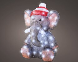 Lumineo LED olifant acryl steady buiten - afbeelding 1