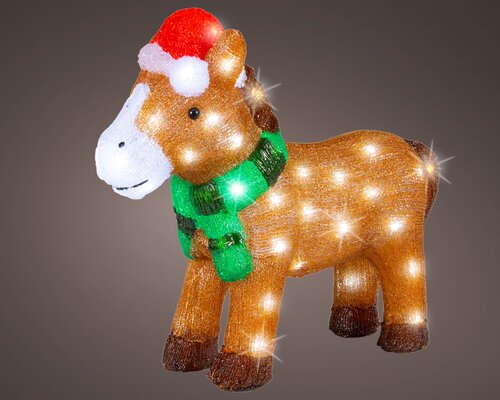 Lumineo LED paard acryl steady buiten - afbeelding 1