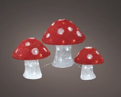 Lumineo LED paddenstoel acryl mushroom steady buiten