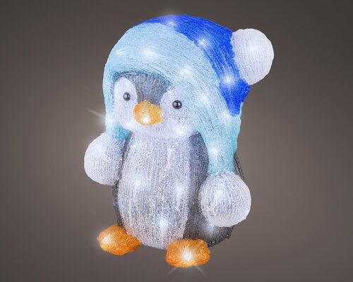 Lumineo LED pinguïn acryl steady buiten - afbeelding 1