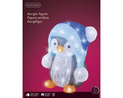 Lumineo LED pinguïn acryl steady buiten - afbeelding 2