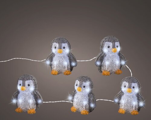Lumineo LED pinguïn acryl steady buiten - afbeelding 1