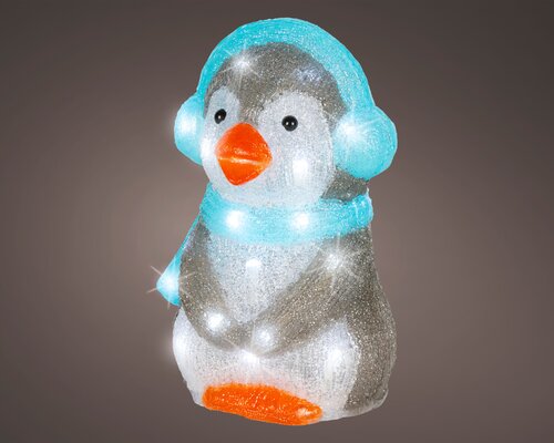 Lumineo LED pinguïn acryl steady buiten - afbeelding 1