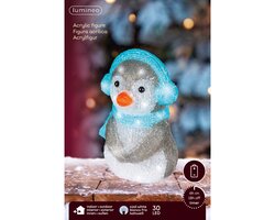 Lumineo LED pinguïn acryl steady buiten - afbeelding 2