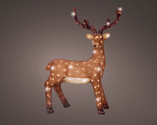 Lumineo LED rendier acryl steady buiten L.25cm x W.66cm x H.86cm - afbeelding 1