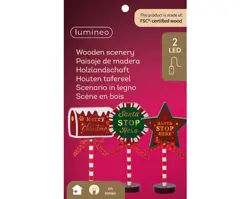 Lumineo Led scenery l8b16h32.3cm-2l warmwit a3 - afbeelding 2