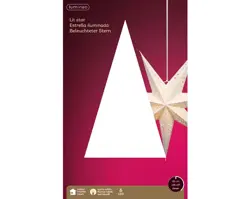 Lumineo LED ster papier steady binnen - afbeelding 4