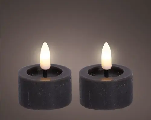 Lumineo LED theelicht wax steady binnen