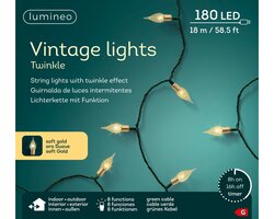 Lumineo LED vintage lights 8 functie twinkel effect buiten - afbeelding 2