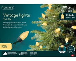 Lumineo LED vintage lights xl 8 functie twinkel effect buiten - afbeelding 2
