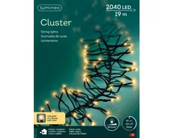 Lumineo Ledcluster 1900cm2040l zwart/soft gold - afbeelding 1
