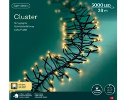 Lumineo Ledcluster 2800cm3000l zwart/soft gold - afbeelding 1