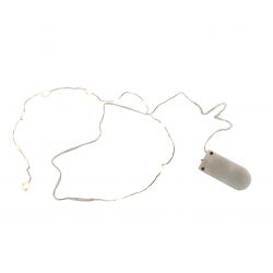 Lumineo Micro LED Budget String  Zilver/Warm Wit - afbeelding 1