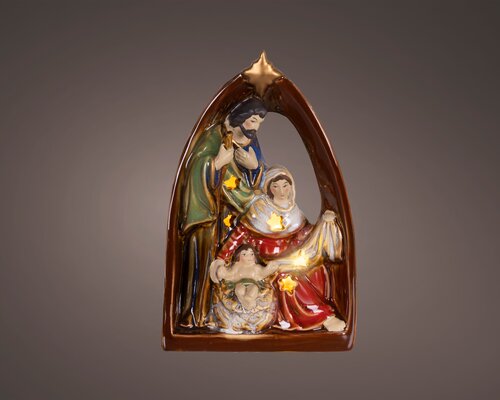 Lumineo Micro LED kerstgroep porselein steady binnen