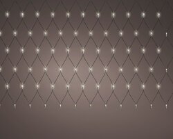 Lumineo netverlichting 96 led lampjes 1,3x1m warm wit-zwart - afbeelding 2