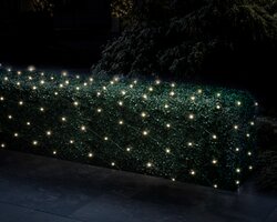 Lumineo netverlichting 96 led lampjes 1,3x1m warm wit-zwart - afbeelding 3