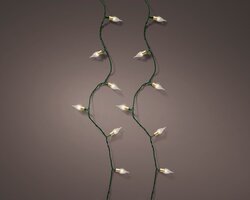 Lumineo vintage light twinkel 120 led-12 m warm wit-groen - afbeelding 2