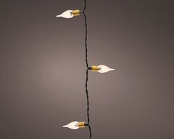 Lumineo vintage light twinkel 50 led-4,9m warm wit-groen - afbeelding 2