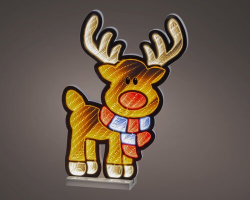 LumineoLED infinity lights pet reindeer steady binnen