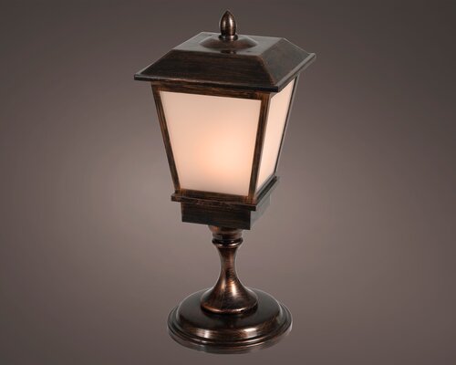 LumineoLED lantaarn plastic lantern fire flame effect buiten