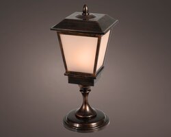 LumineoLED lantaarn plastic lantern fire flame effect buiten