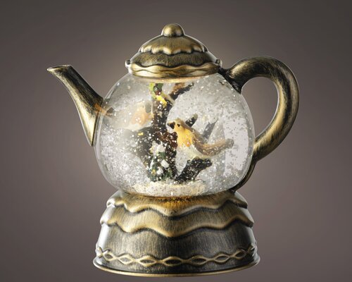 LumineoLED waterspinner plastic teapot steady BO binnen