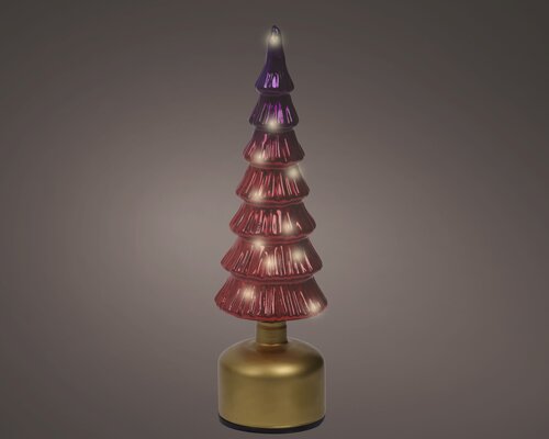LumineoMicro LED rotating tree glas flashing effect binnen