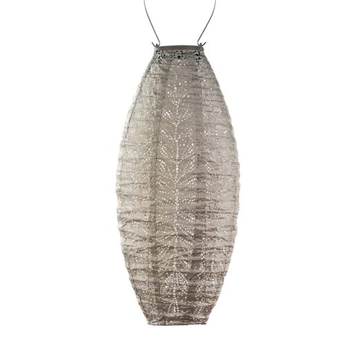 Lumiz long oval folia licht taupe d20 cm