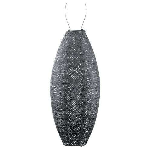 Lumiz long oval mosaic donker grijs d20 cm