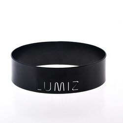Lumiz Ring metaal d12cm zwart - afbeelding 2