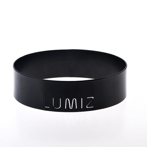 Lumiz Ring metaal d20cm zwart - afbeelding 1