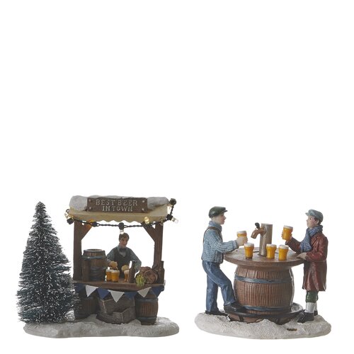 Luville Beer stall and drinking battery operated - l12xw8xh10cm