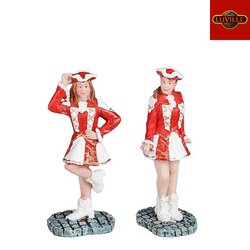 LuVille Carnaval dansers woman 2 stuks - l3xb2,5xh7cm