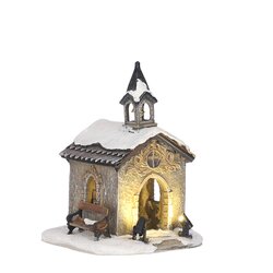 Luville Chapel battery operated - l11xw11xh15cm