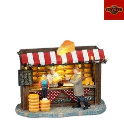 LuVille Cheese market battery operated - l13,5xb6xh10,5cm