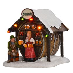 Luville Christmas market battery operated - l11xw11,5h11,5cm