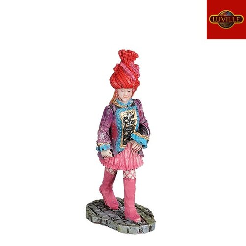 LuVille Colourful carnaval woman - l4xb2,5xh8cm