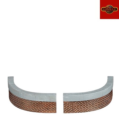 LuVille Curved wall small 2 stuks - l15xb1,5xh4cm