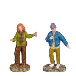 Luville Dancing people 2 pieces - l3,5xw3xh7,5cm